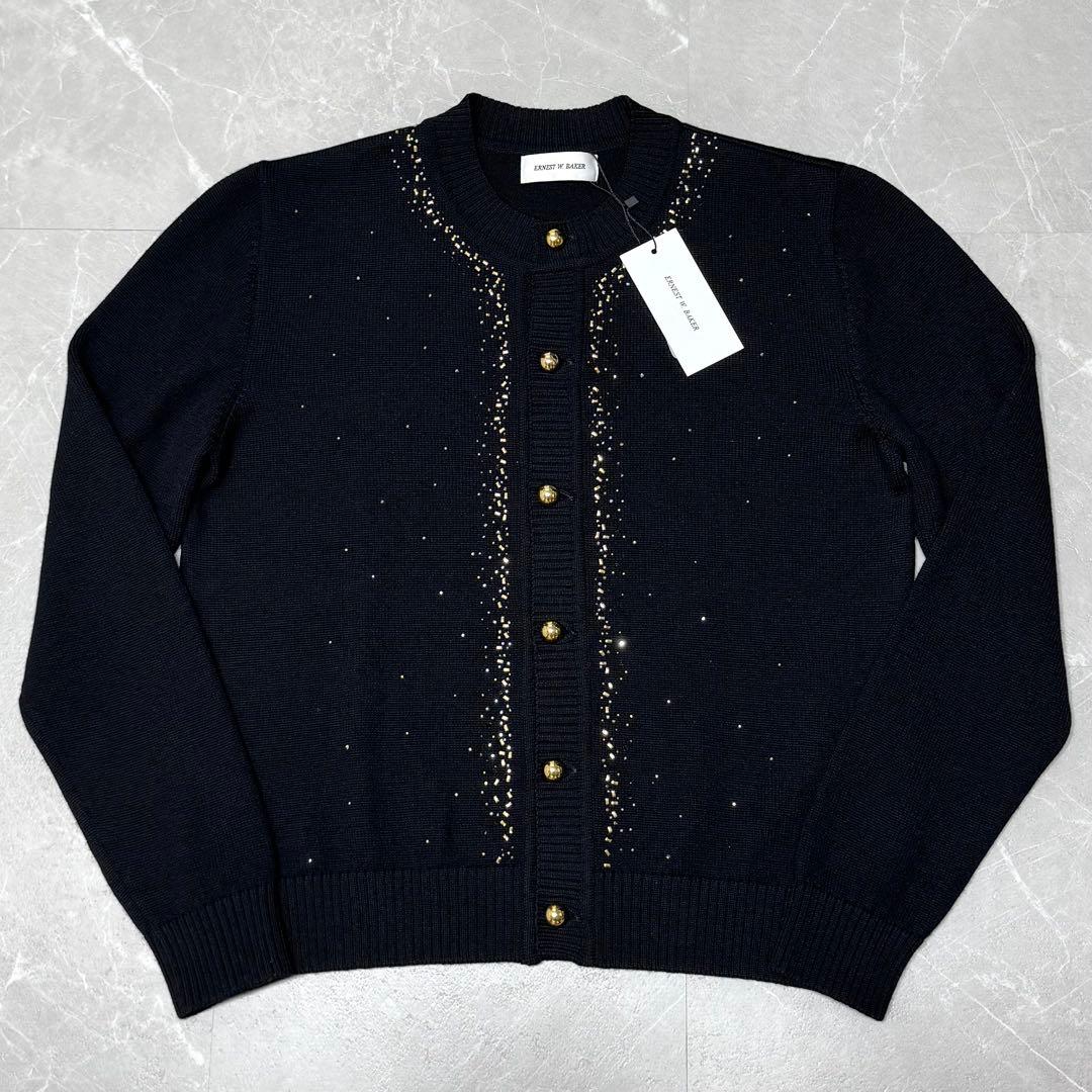 ERNEST W. BAKER】EMBELLISHED CARDIGAN M - メルカリ