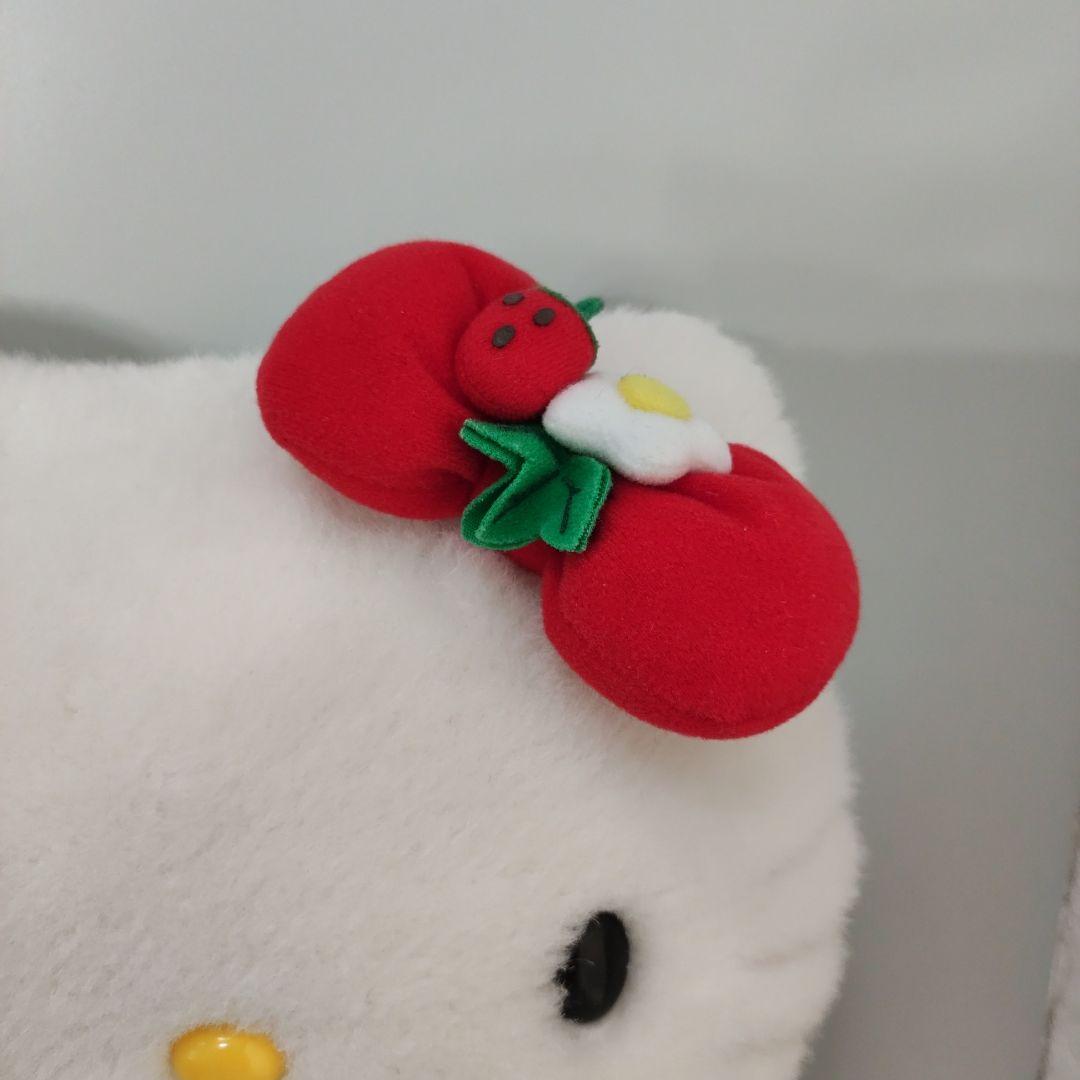 平成レトロ ハローキティ　限定/希少　いちご ドレス　ぬいぐるみ