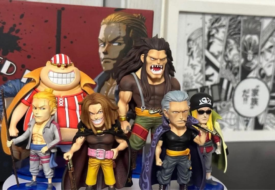 ワンピース 赤髪海賊団 シャンクス 10人セット フィギュア ガレージ
