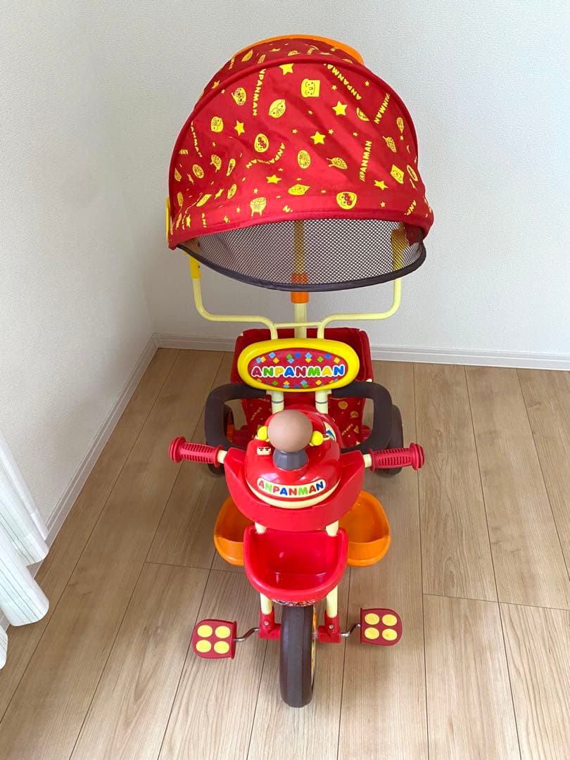 アンパンマン 三輪車 デラックスR 説明書付き - メルカリ