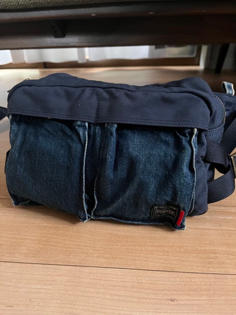 レア　ポーター　リーバイス　コーデュラ ボディバッグ デニム 中古・古着通販】PORTER (ポーター) LEVI'S (リーバイス) COUDURA