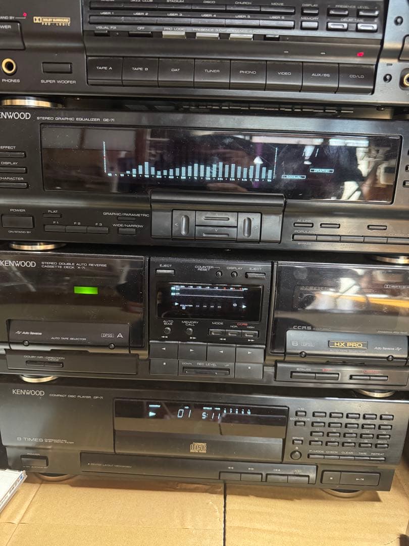 KENWOOD ROXY J7 コンポ （リモコン取説付） - メルカリ