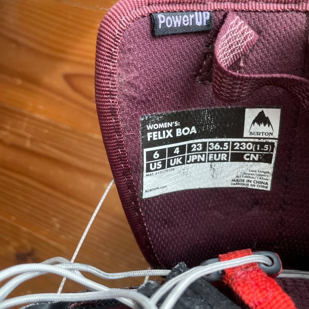 Burton Felix Boa スノーボードブーツ 23.0cm