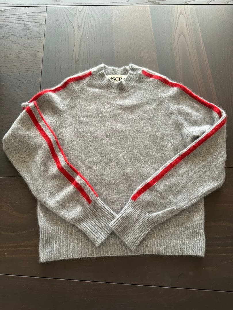 INSCRIRE グレーと赤のストライプのモヘアニット 楽天市場】60's ビンテージ ☆ NATIONAL ストライプ アクリル モヘア