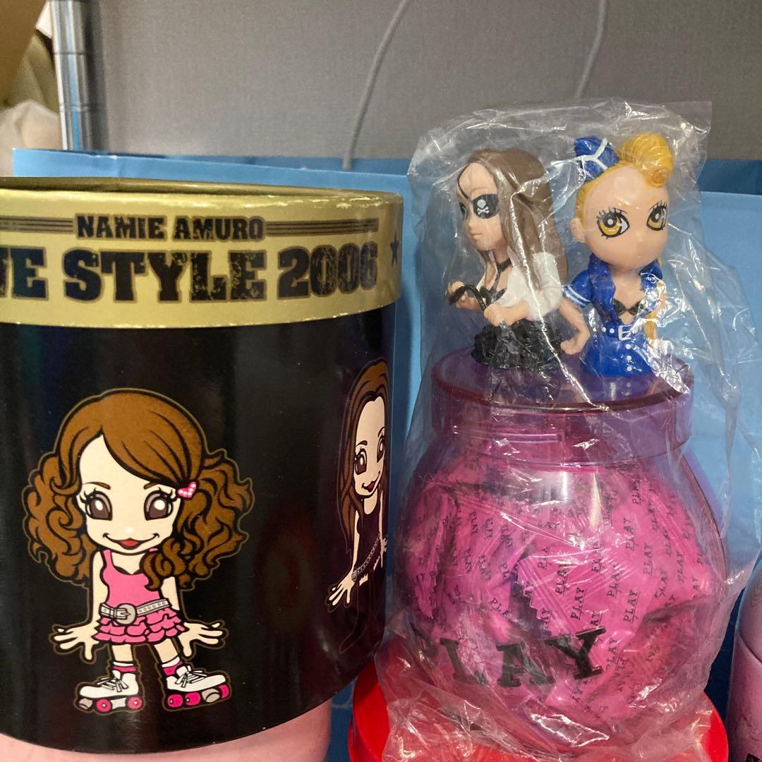 安室奈美恵　空き缶セット　キャンディボックス　クッキー缶　PLAY 2006