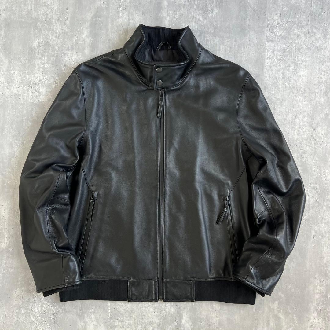 00s　Eddie Bauer　ストームレザー　スタンドカラージャケット　L 楽天市場】エディー・バウアー レザージャケットの通販