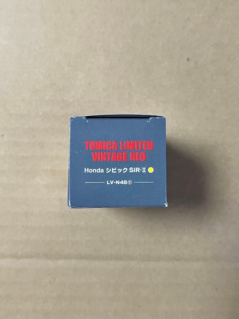 トミカリミテッドヴィンテージネオ　Honda シビック　SiR-Ⅱ 黄色