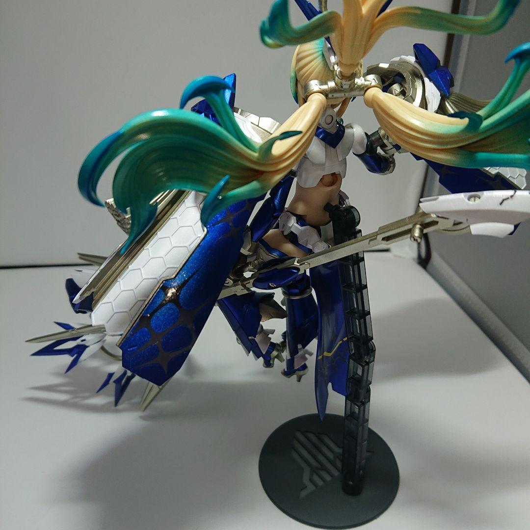 塗装完成品 メガミデバイス 皇巫 アマテラス 日蝕 ジャンク品 オリジナルカラー