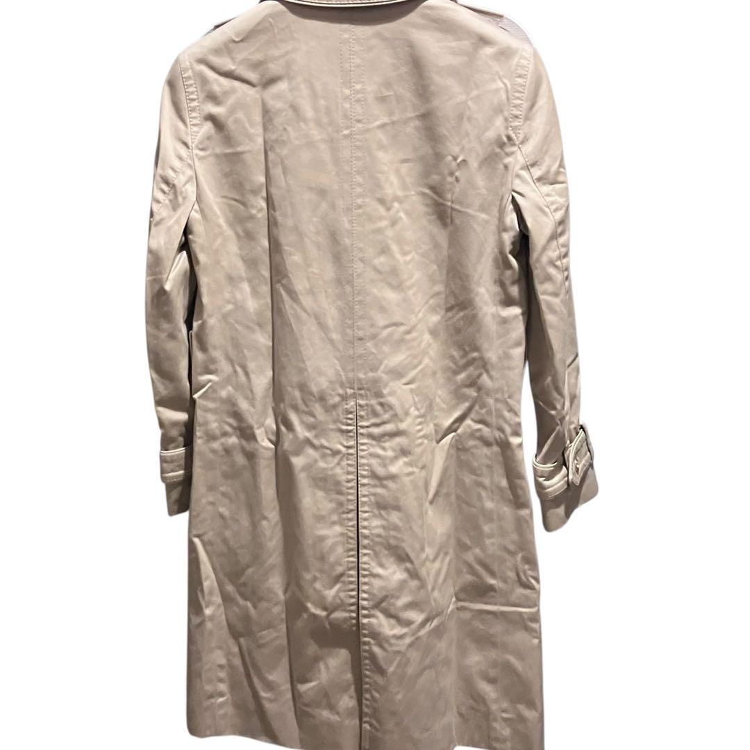 COACH】トレンチコート XS ベージュ 裏地シグネチャー柄 レッド - メルカリ