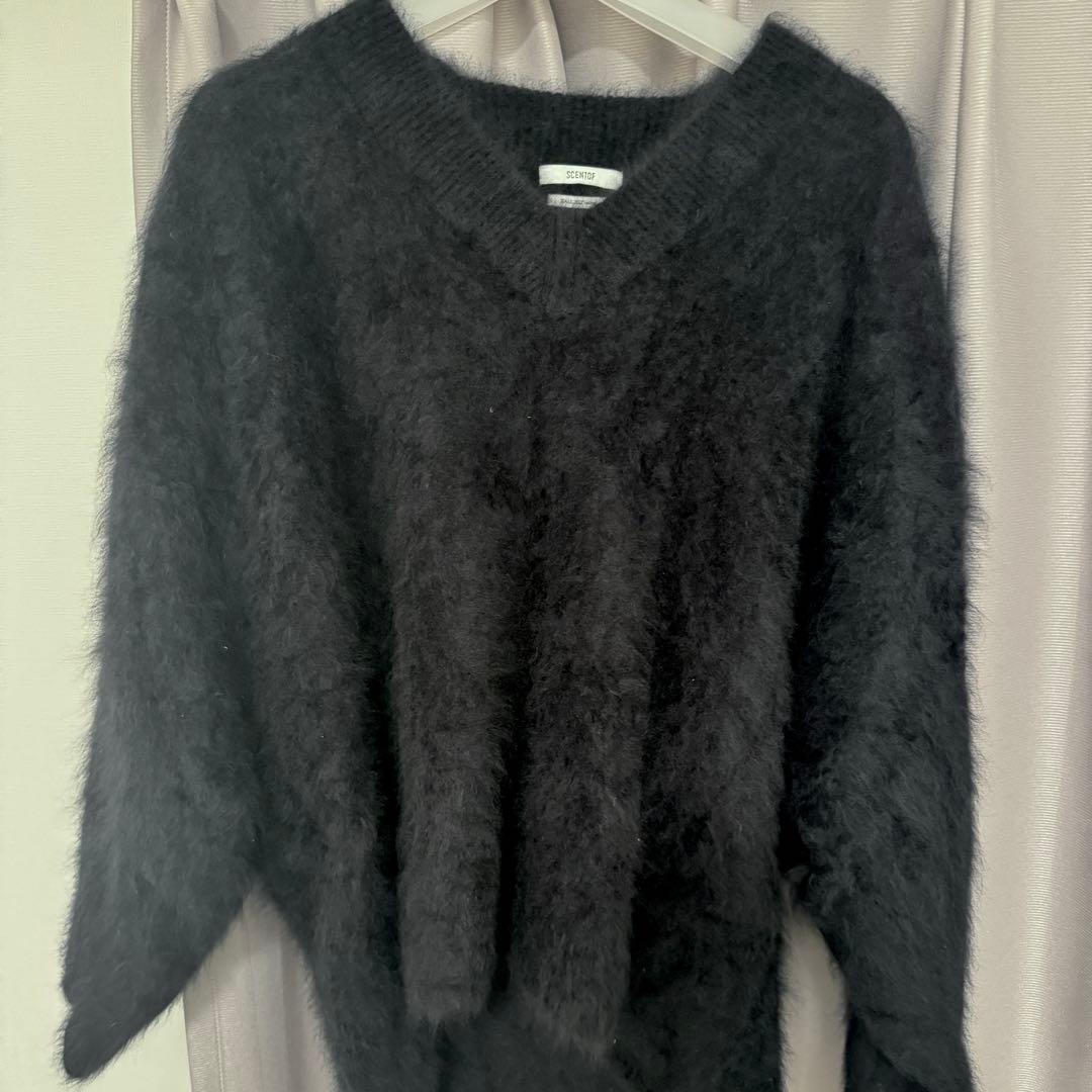 AP STUDIO SCENTOF Light FurVネックニット - トップス最 安値 で