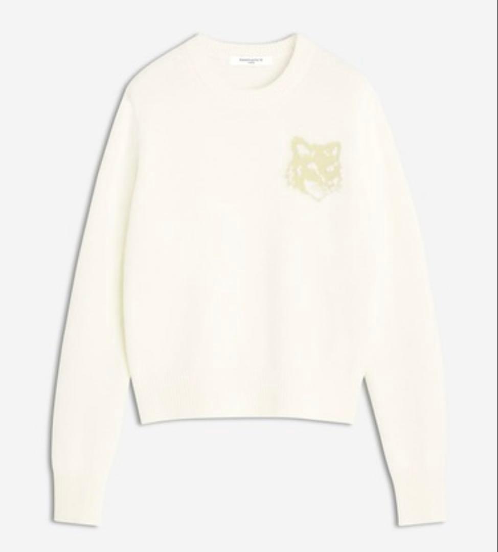 メゾンキツネ FOX HEAD INTARSIA REGULAR JUMPER セール】FOX HEAD INTARSIA REGULAR JUMPER（ニット/セーター