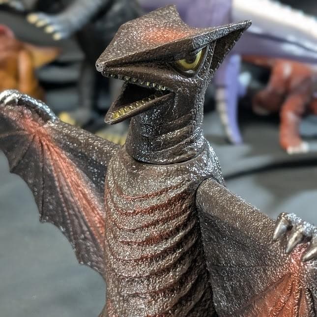 昭和ガメラ＆ギャオス他（バンダイ）ソフビフィギュア５体セット