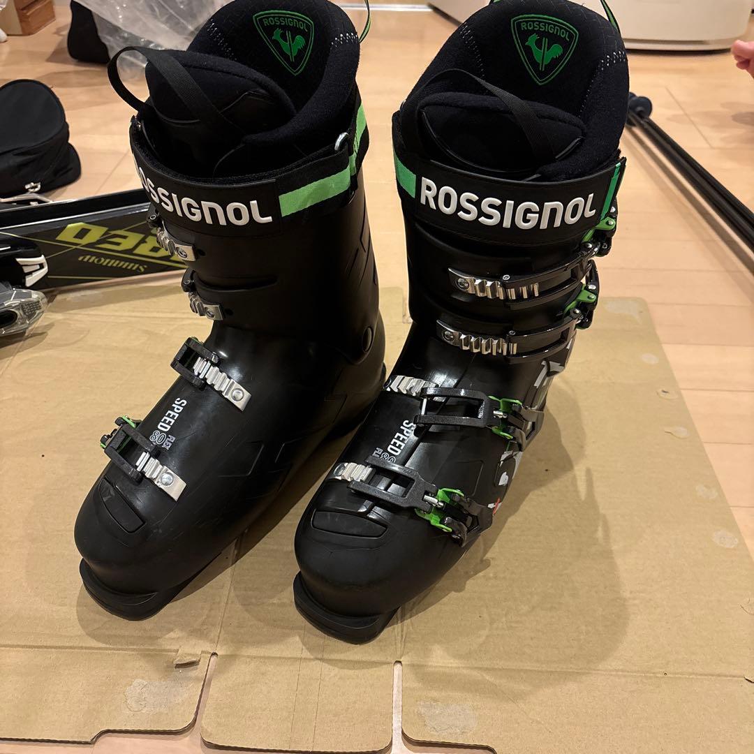 ROSSIGNOL SP 80スキー用ブーツ ブラック/グリーン - メルカリ