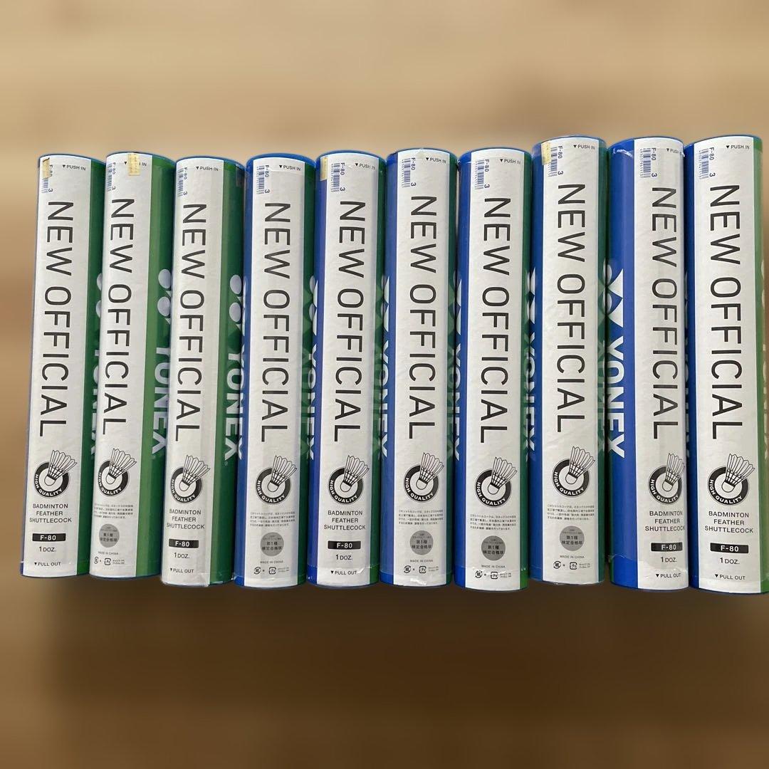 中古バドミントンシャトル120球ニューオフィシャル - メルカリ