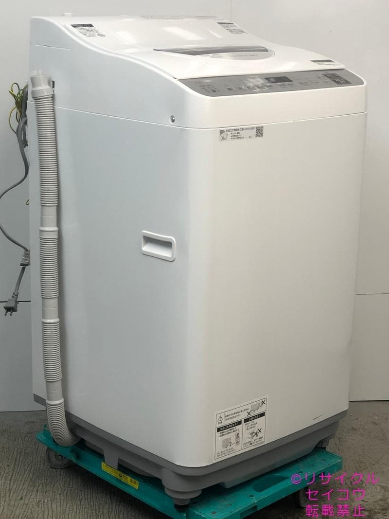 【中古】シャープ洗濯機 5.5Kg 2022年式2511221704