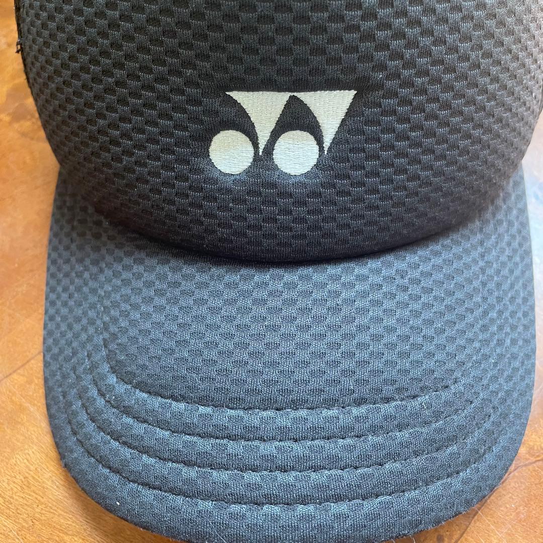 ヨネックス YONEX キャップ 黒 テニス ソフトテニス メッシュキャップ