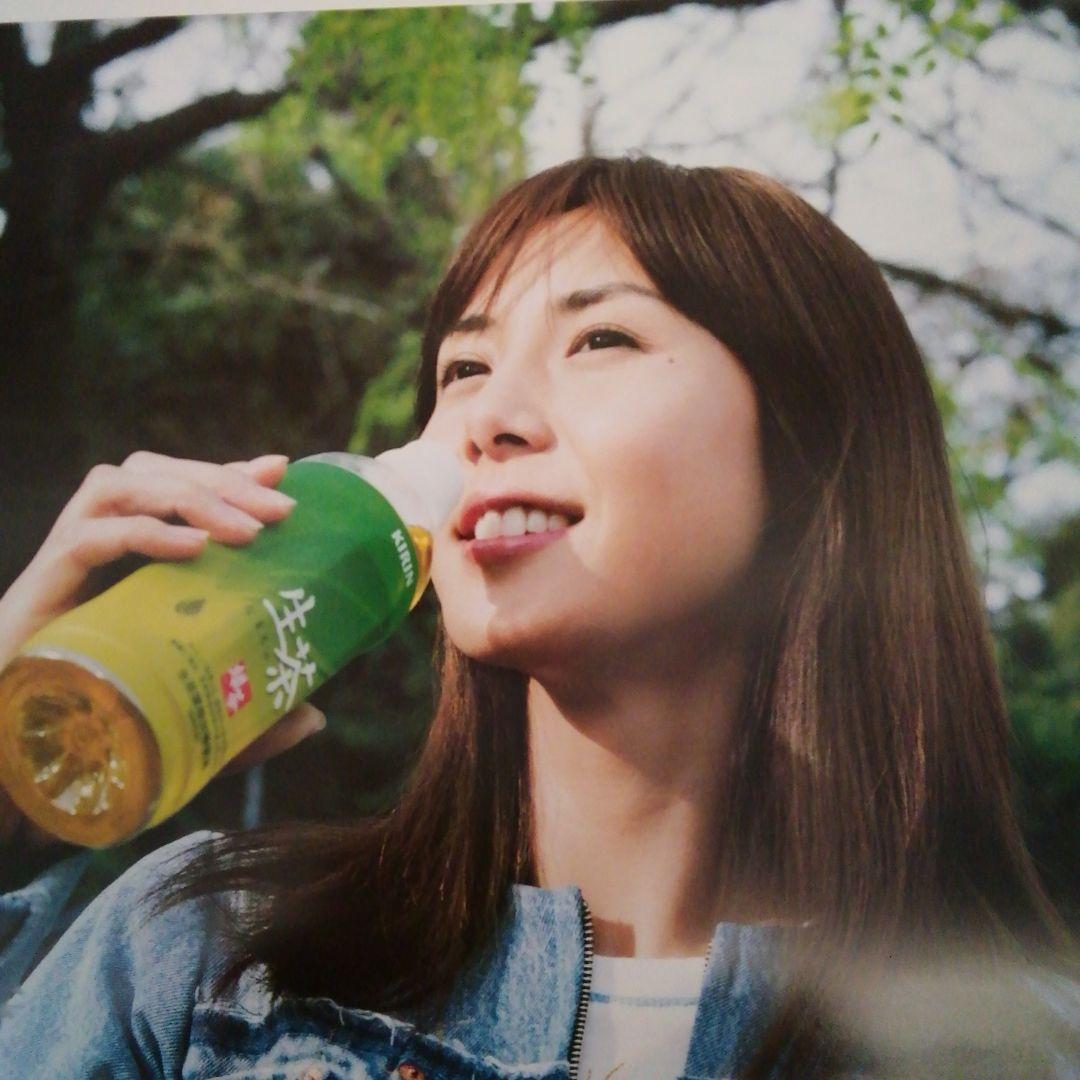 松嶋菜々子 2000年キリンビバレッジ 生茶 販売店用販促大判POPポスター