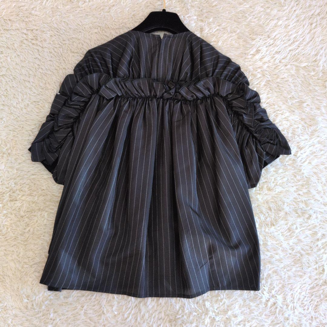 日本製☆noir kei ninomiya ブラウス フリル 異素材ミックス - メルカリ