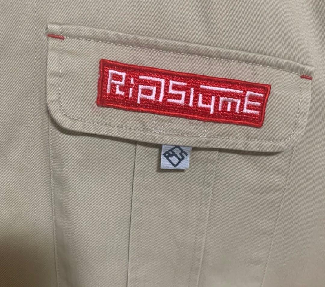 リップスライム　RIP SLYME つなぎ　ベージュ