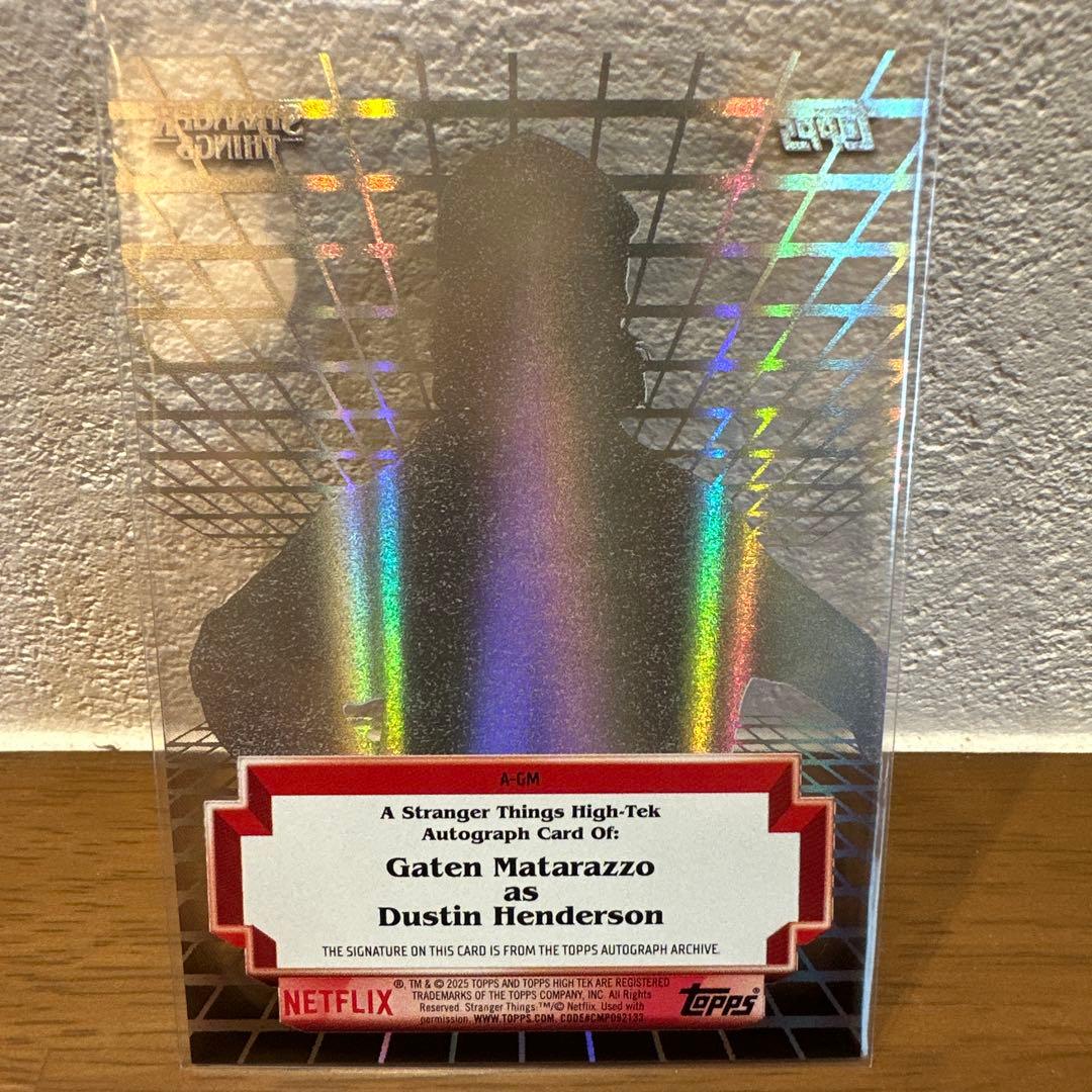 ストレンジャーシングス ダスティン サイン Stranger Things