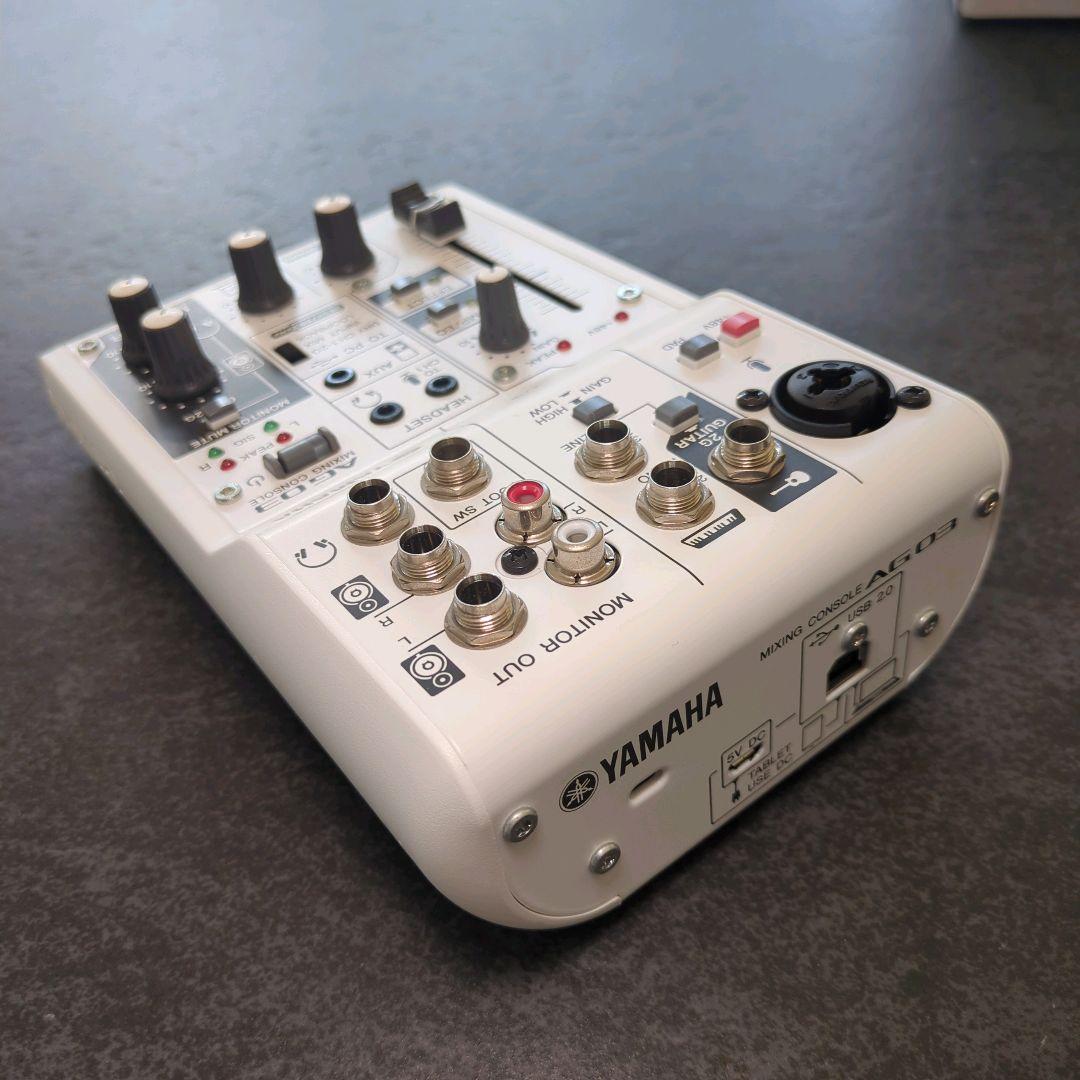 YAMAHA AG03 ミキシングコンソール - メルカリ