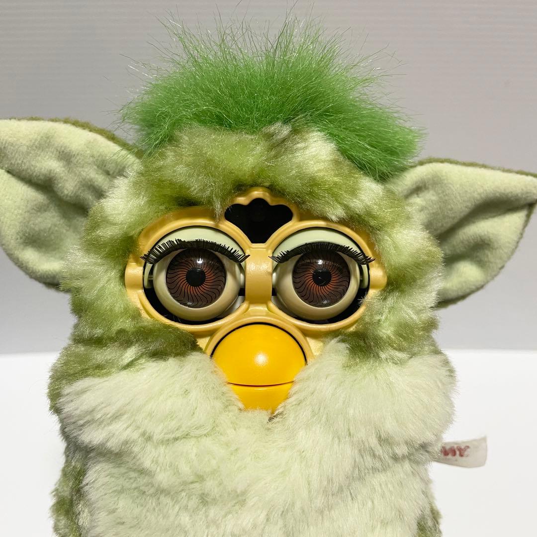 み*ん様 初代 ファービー 1998年 日本語版 緑 グリーン - メルカリ