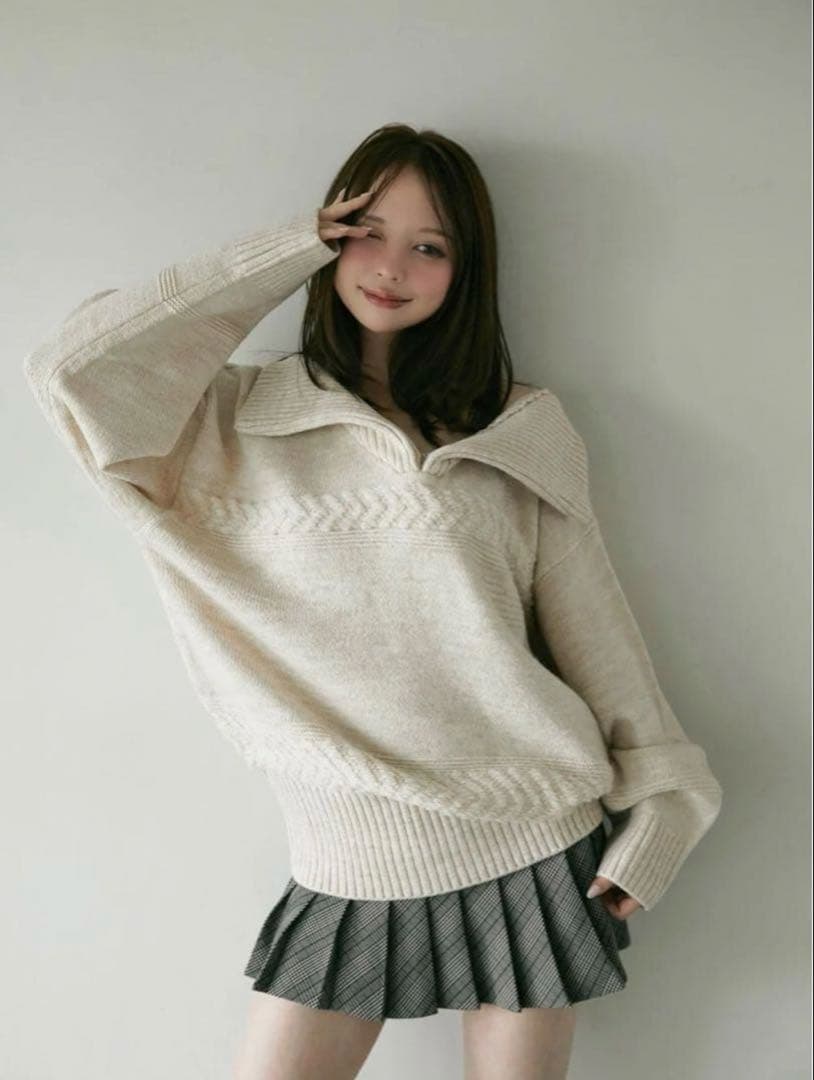 ANDMARY アンドマリー Nicola girls knit tops ANDMARY】Nicola knit set up