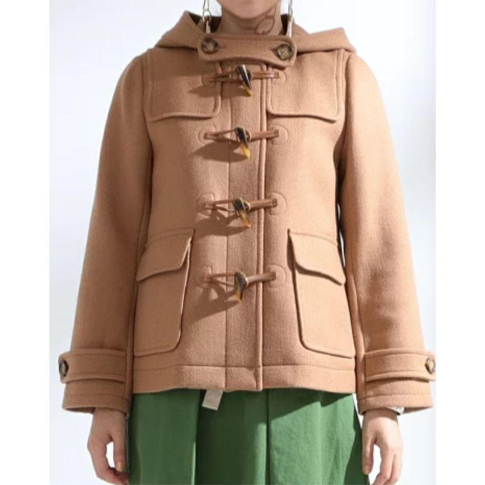 USED Ray BEAMS ショート ダッフルコート ベージュ サイズ1 - メルカリ