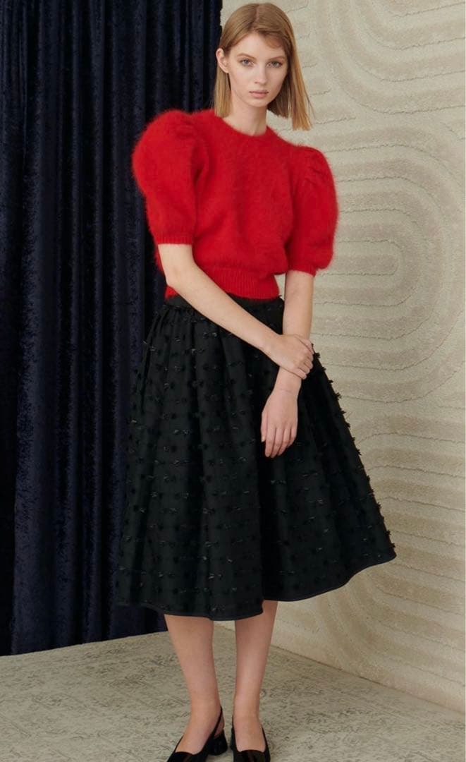 rio★ダブルスタンダードクロージング CORCOVADO スカート CORCOVADO / Polyester Chiffon ラメカットジャガードスカート