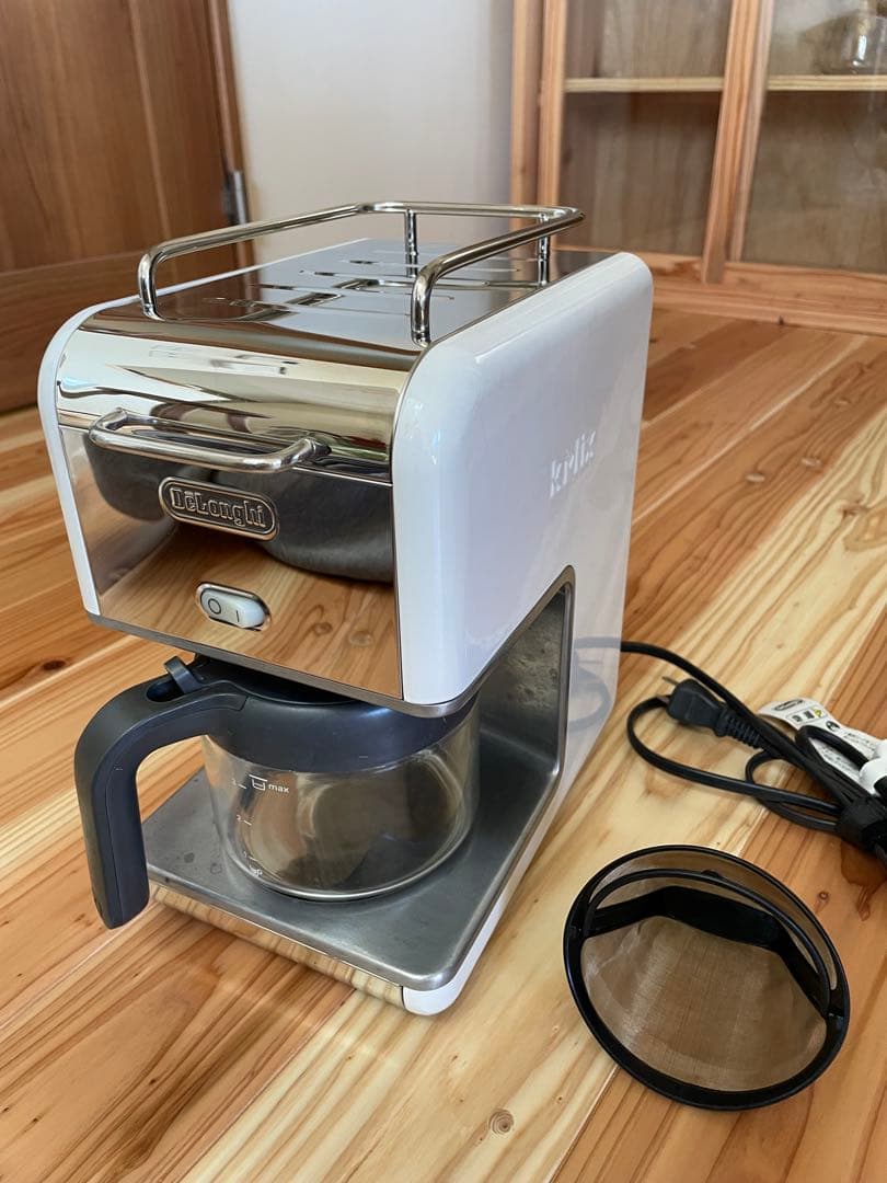 デロンギ K Mix コーヒーメーカー CMB6-WH ホワイト 簡易清掃済み