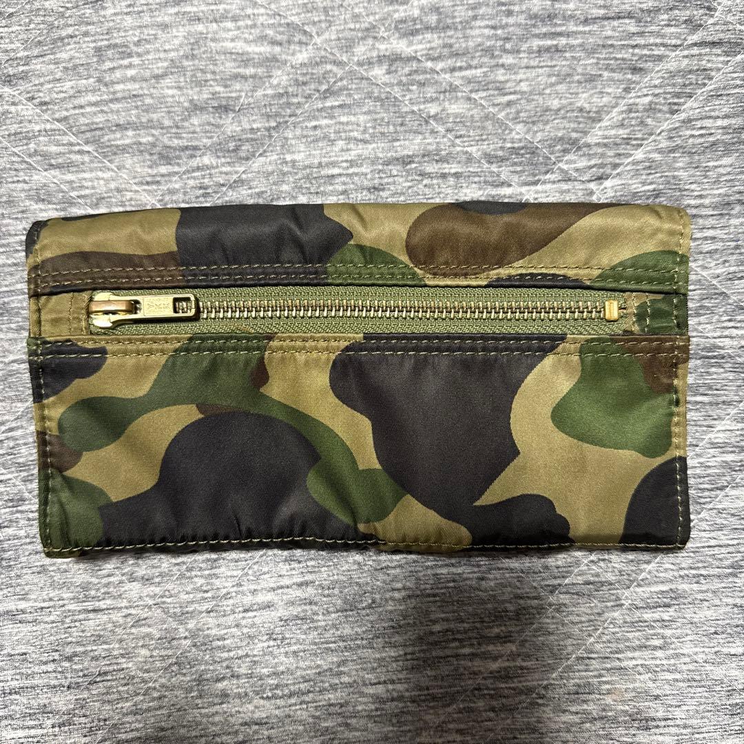 値下げ可】A BATHING APE ✖️PORTER ダブルネーム長財布