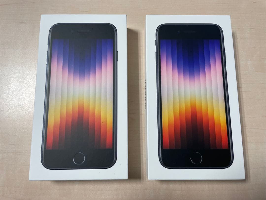 【新品未開封】 iPhoneSE 第3世代 64GB　2台 （SIMフリー） 楽天市場】「新品未開封」iPhone SE（第3世代）64GB ミッドナイト