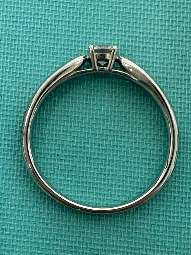 ● ティファニーハーモニー ダイヤモンド リング Pt950 0.21ct