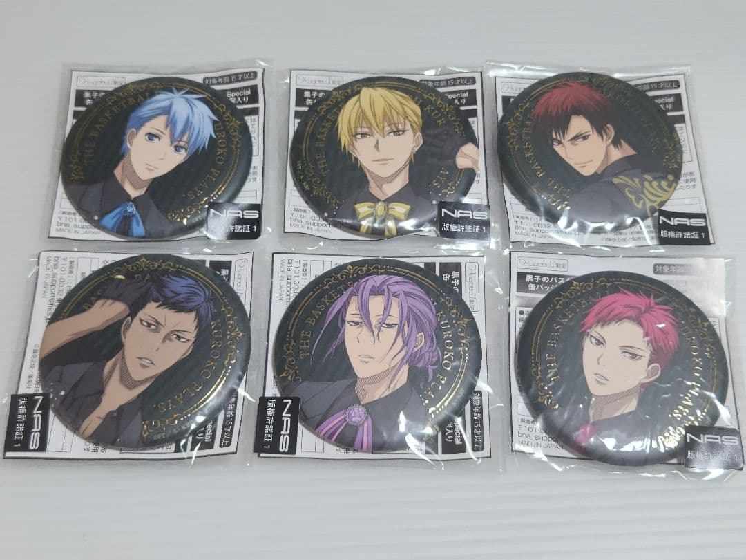 【希少】黒子のバスケ Black Style Collection 缶バッジ 黒子のバスケ Black Style Collection Ver. Special」2月より池袋と
