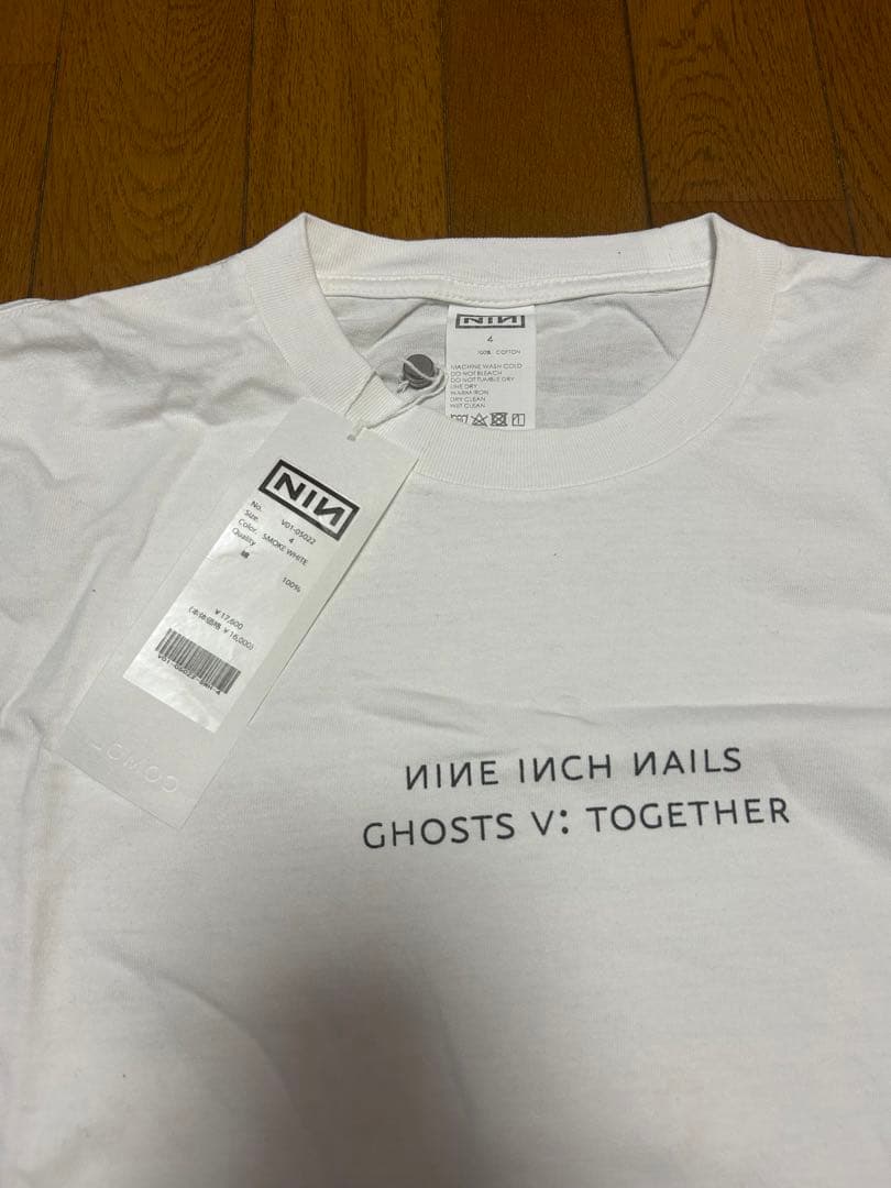 Comoli nine inch nails NIN サイズ4 Tシャツ　白