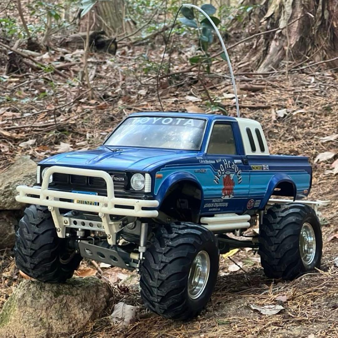 当時物　タミヤ トヨタ ハイラックス4WD ハイリフト（RN36）