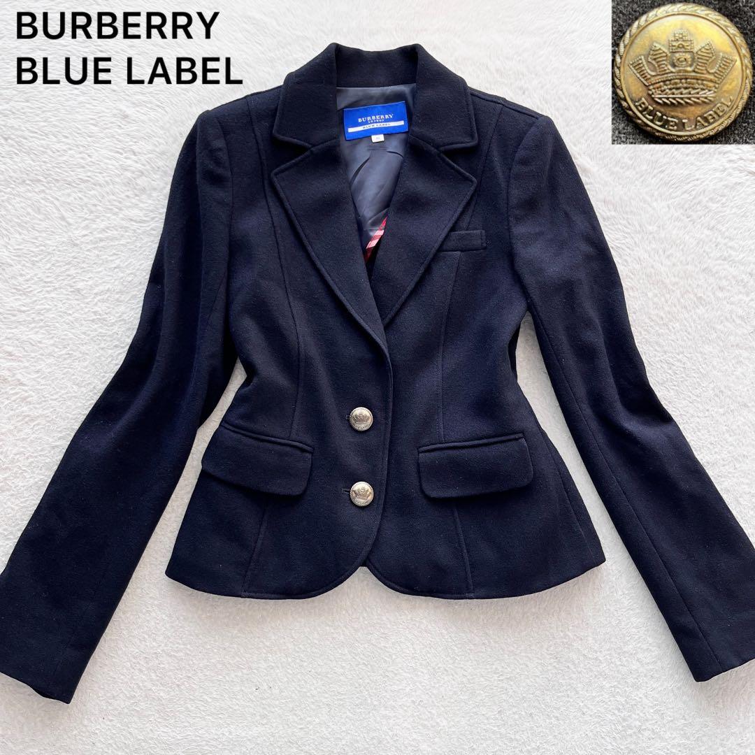 BURBERRY ブルーレーベル ブレザー ジャケット 金ボタン ノバチェック