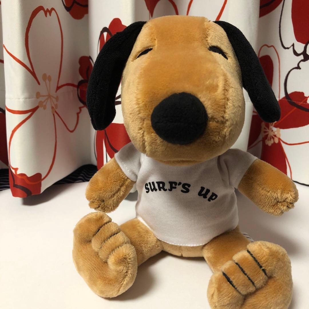 ハワイ限定　✳︎ 日焼けスヌーピー　moni モニ　ぬいぐるみ　SURF’S UP