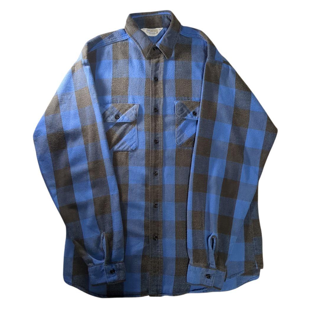 FIVE BROTHER 70~80年代 三角タグ ネルシャツ USA製 L - メルカリ