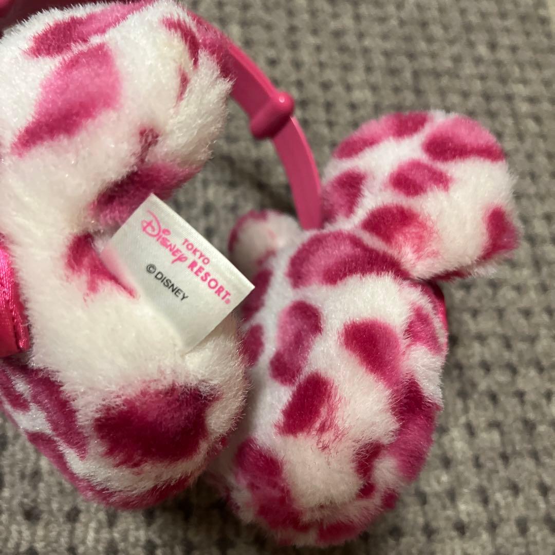 ディズニー ミニーちゃん ヒョウ柄 耳あて イヤーマフ 専用 - メルカリ