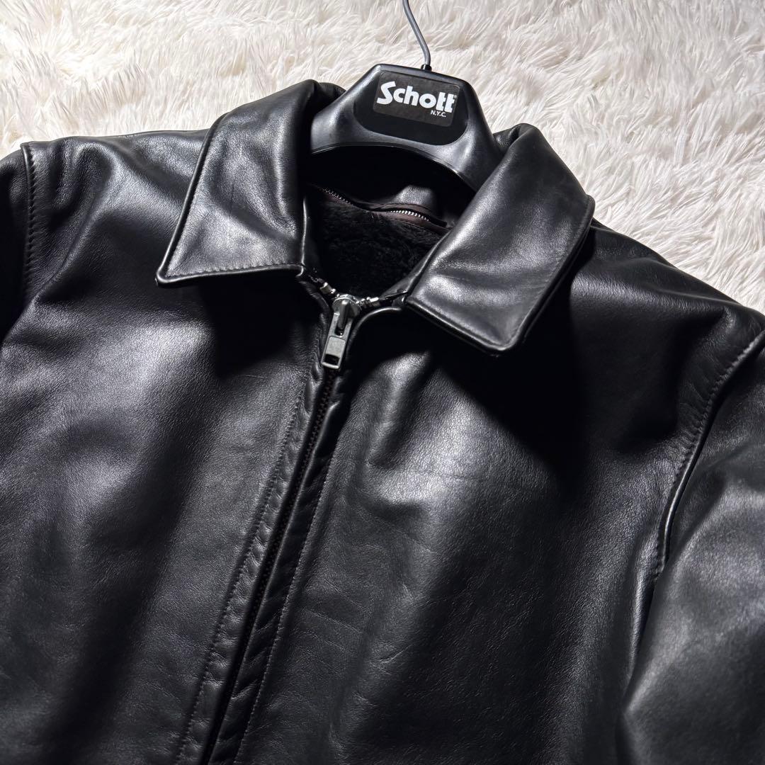美品/希少✨schott トラッカージャケット 652 本革 ブラック 40 | Shop