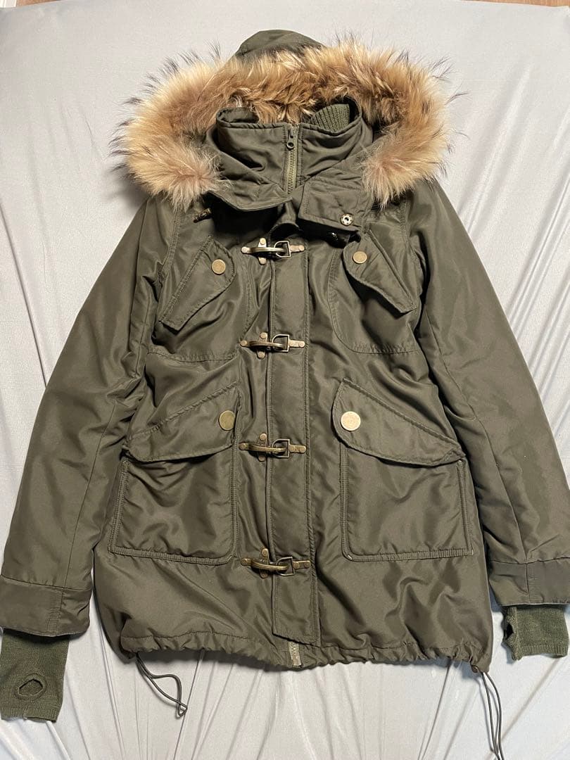 平成ギャルy2k ファー付き ミリタリー モッズコート フェアリー