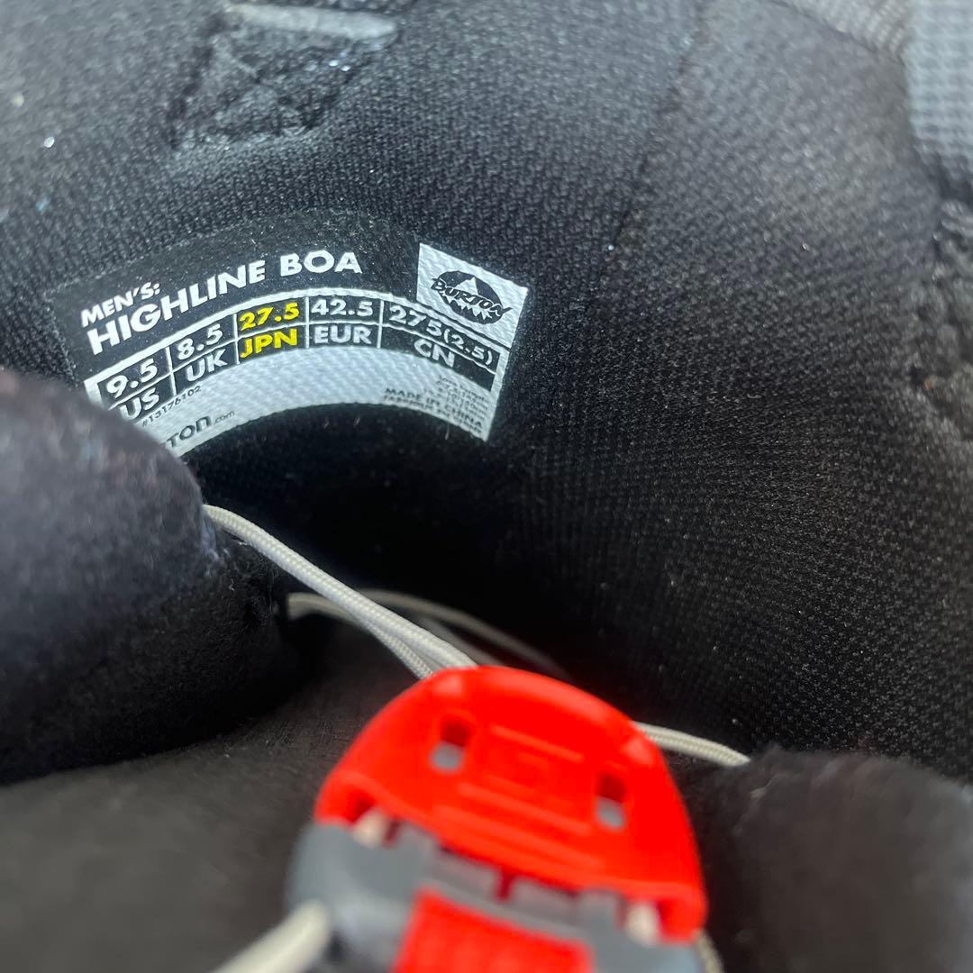 新古ブーツ！BURTON highline BOA 27.5cm