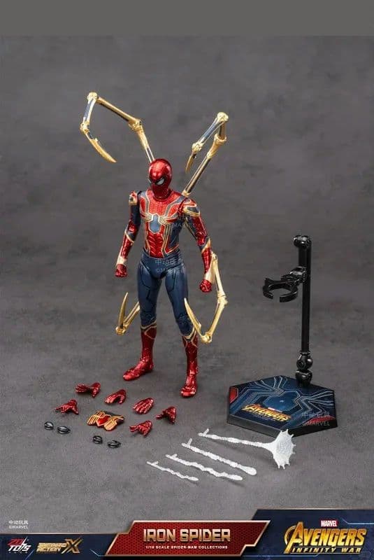 zd toys スパイダーマン アイアンスパイダー フィギュア マーベル