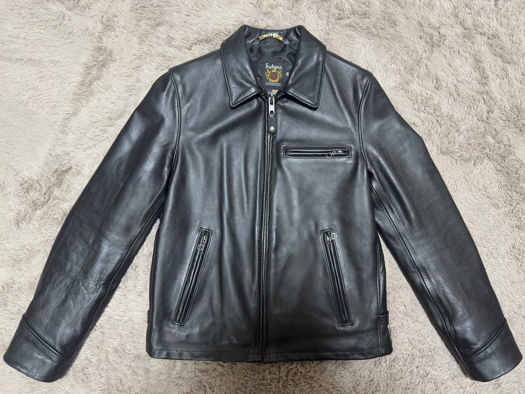 Schott（ショット）103US TRUCKER LEATHER JKT 38 Schott N.Y.C（ショット） Schott 103US トラッカー レザージャケット