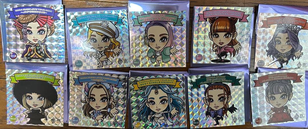 新品 倖田來未 会場限定 倖田組限定 ミニステッカー　全 10種類