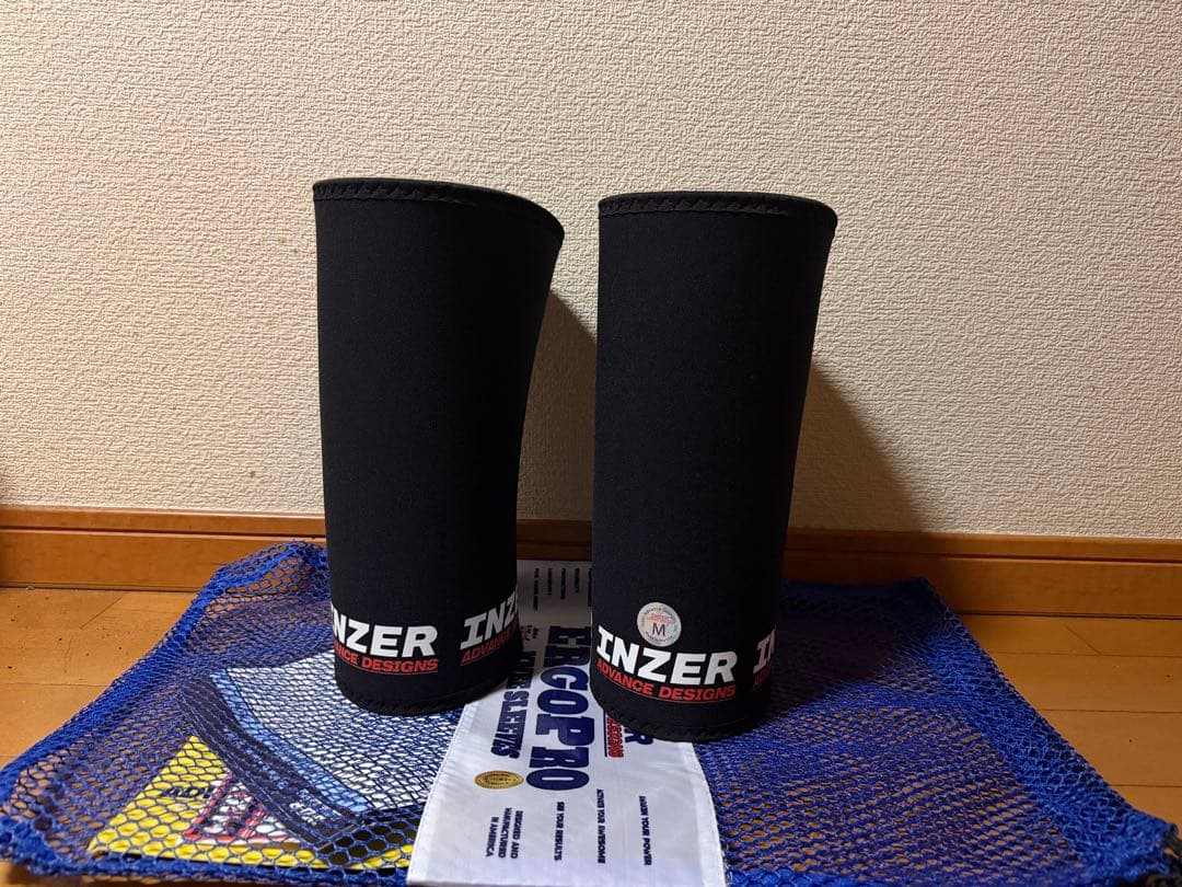 INZER（インザー）エルゴプロ　Mサイズ ErgoPro Knee Sleeves, The Ultra Performance Powerlifting Knee