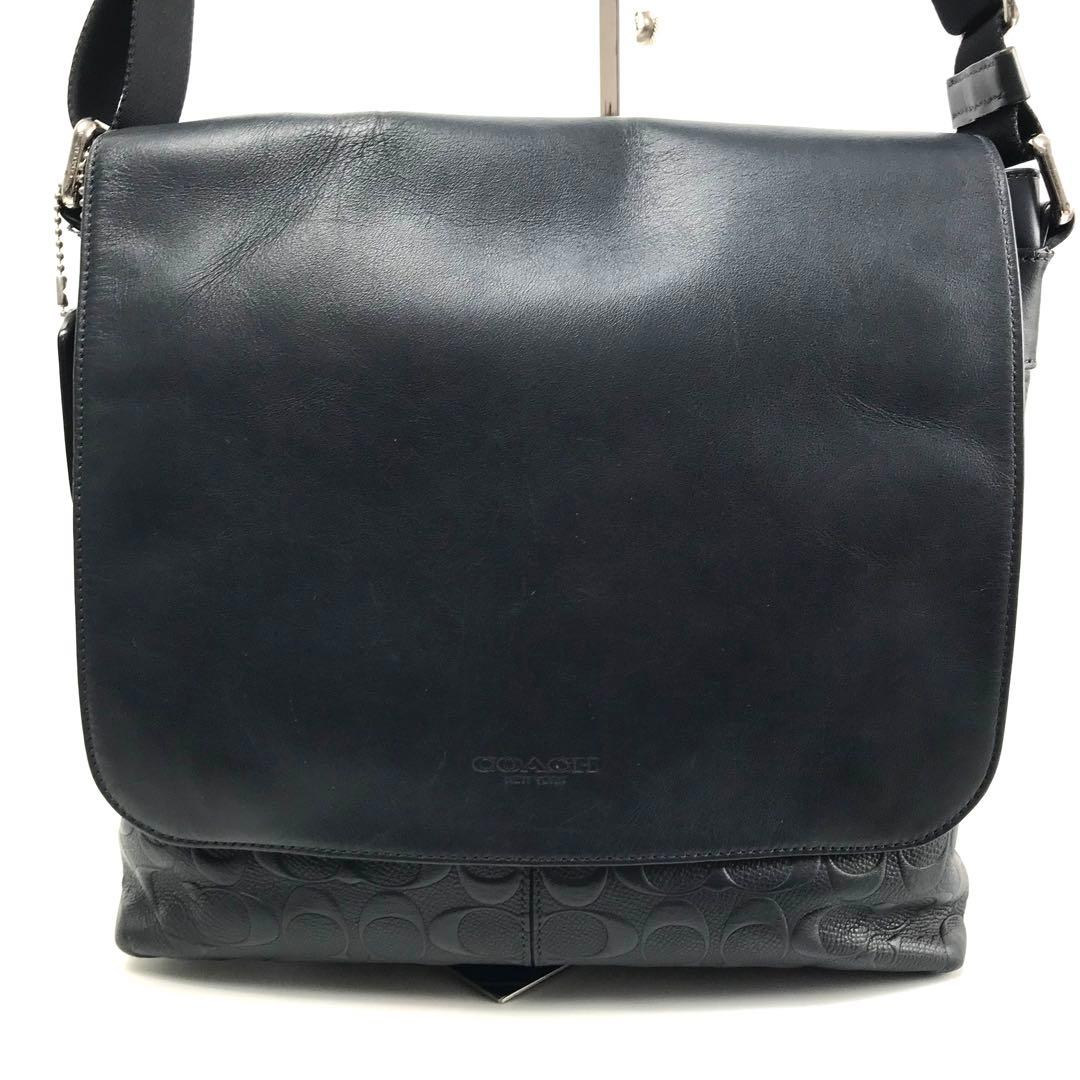 チャーリーパパさま専用】コーチ ブラック ショルダーバッグ 72220