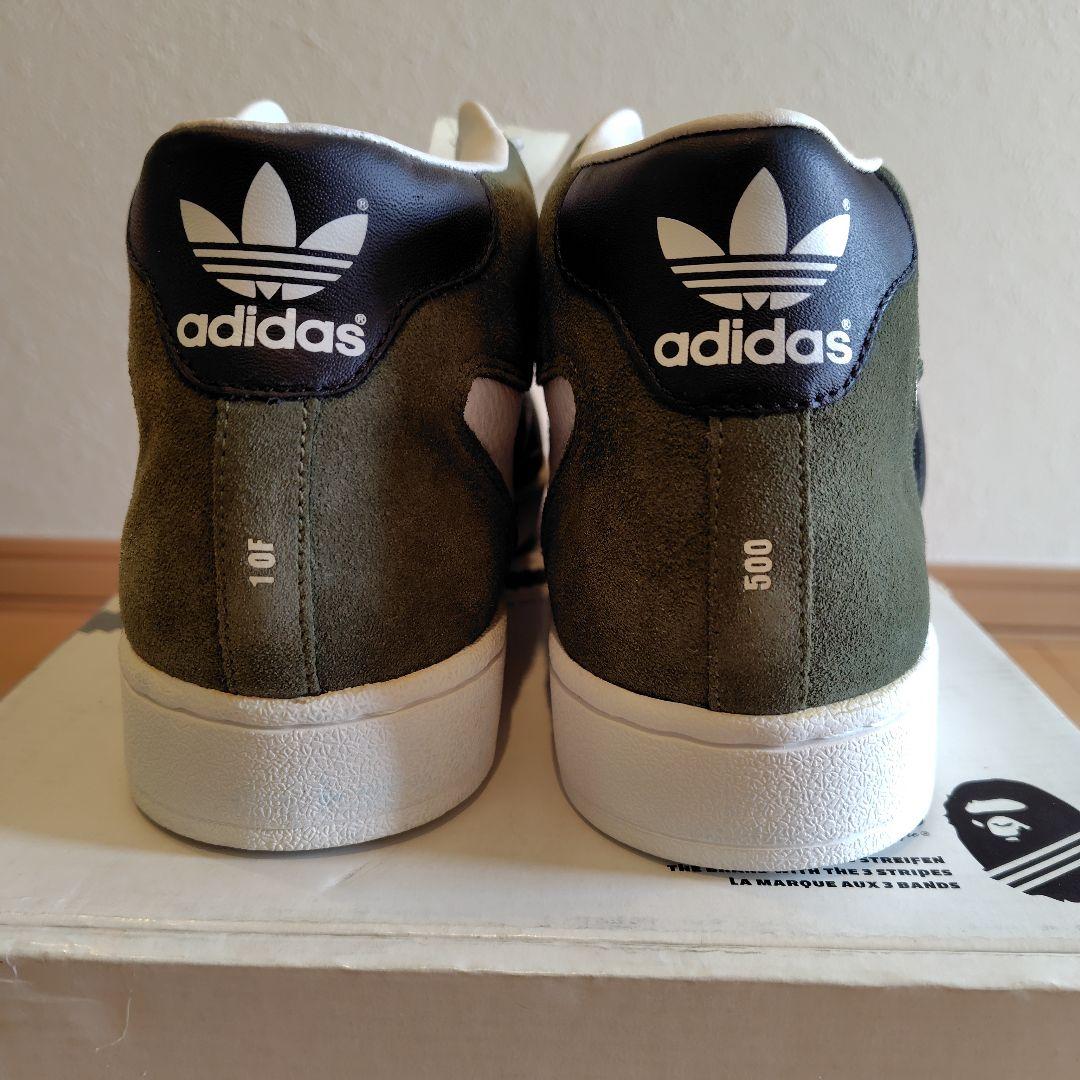 エイプ☓アディダス　スーパーエイプスケート　カーキ　26.5cm