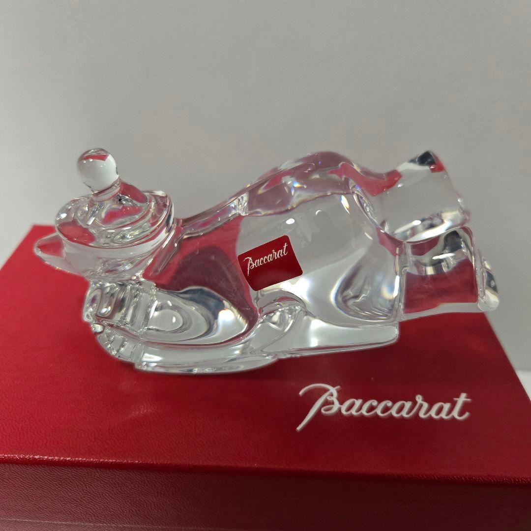 Baccarat ノエル スライディング ベア フィギュリン - メルカリ